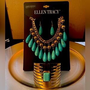 Beautiful ELLEN TRACY Turquoise Set